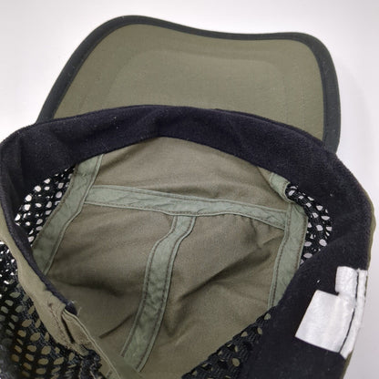 Unbranded Strapback 5 Panel Cap Green One Size Adjustable Breathable Blank