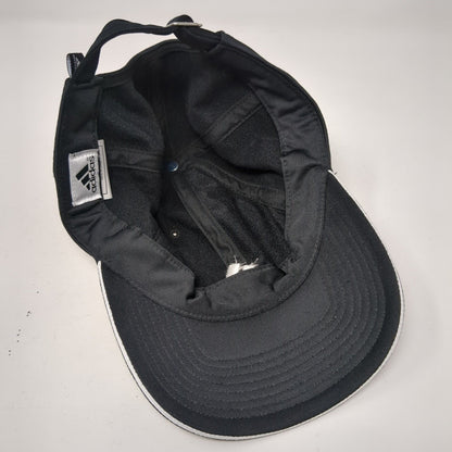 Adidas Slideback Hat Black OSFA Embroidered Adjustable 3 Stripes