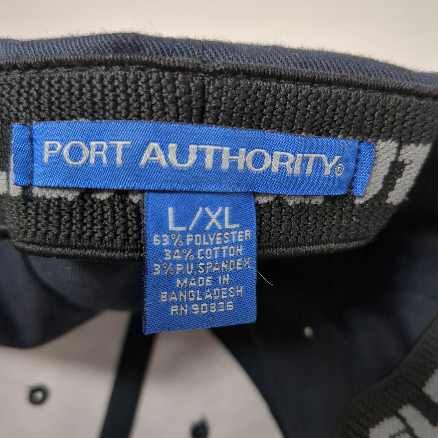 FA Engineering Fitted Hat Blue L/XL Flexfit Port Authority 6 Panel