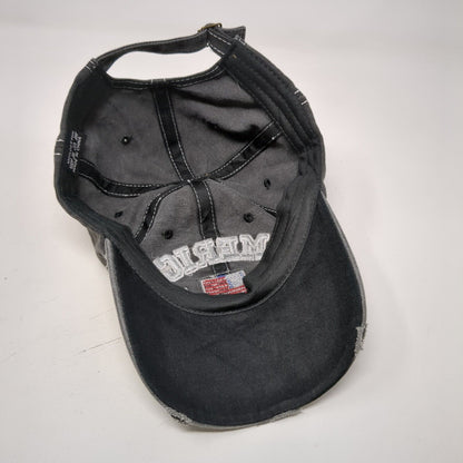 America Est 1776 Slideback Hat Gray One Size Adjustable Patriotic Distressed