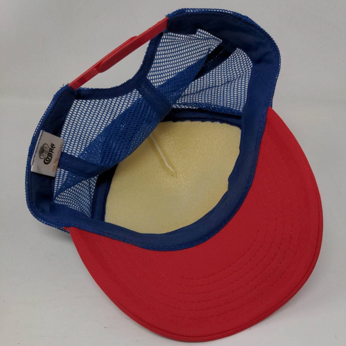 Love American Flag Snapback Trucker Hat Multicolor OSFA Patriotic Rope Cobra