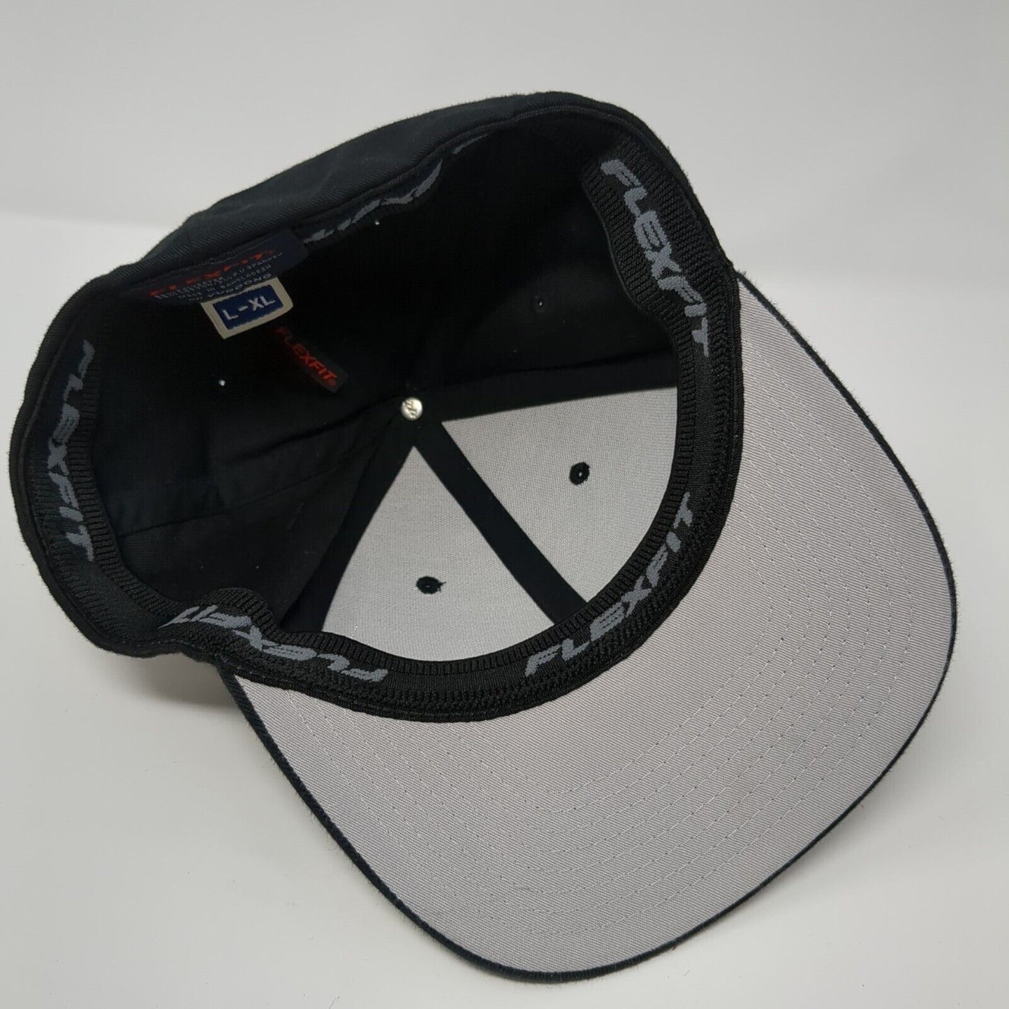 BuzzBox Premium Cocktails Fitted Hat Black L-XL 6 Panel Flexfit Yupoong