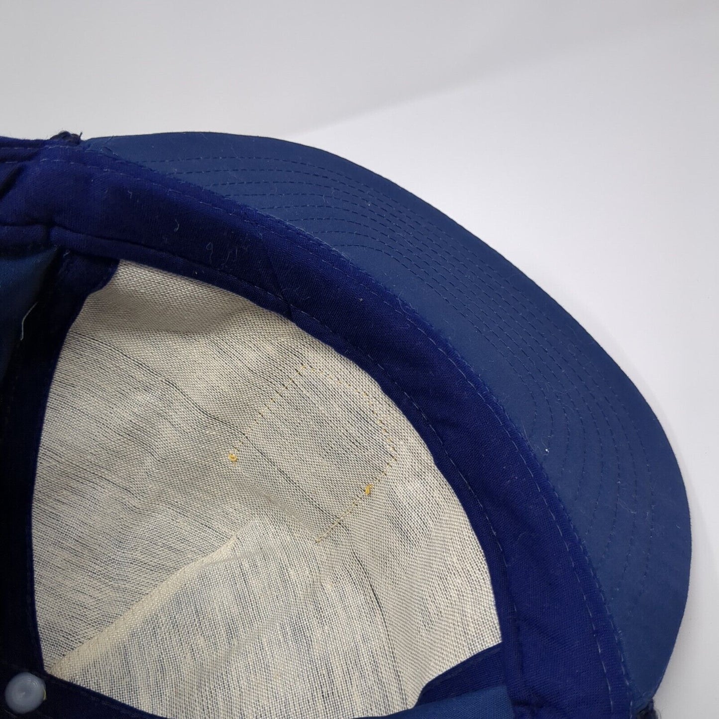 Golf Patch Snapback Hat Blue One Size Adjustable Solid Vent Holes