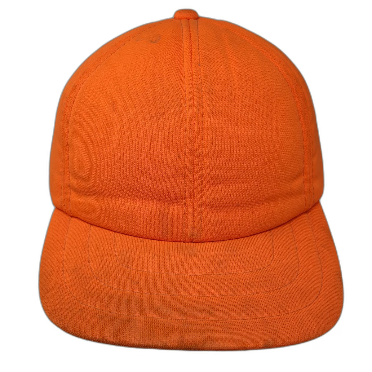 dh Headwear Baseball Cap Orange L Green Underbrim Fitted Hunting Blank Hat