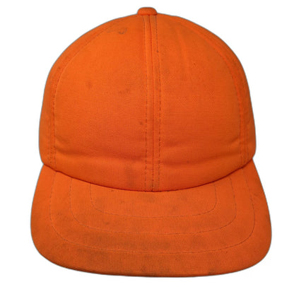 dh Headwear Baseball Cap Orange L Green Underbrim Fitted Hunting Blank Hat