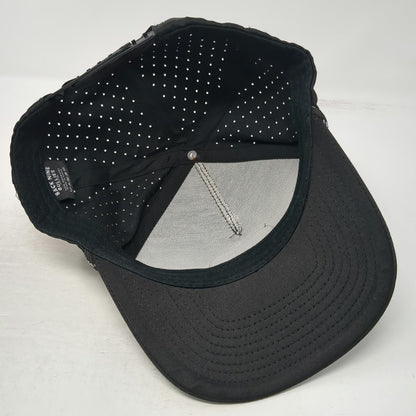 Back Nine Bullies Trucker Hat Black One Size Snapback Rope Laser Cut Golf