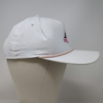 Imperial 5 Panel White S Sunset Golf Course Rope Snapback Performance Hat