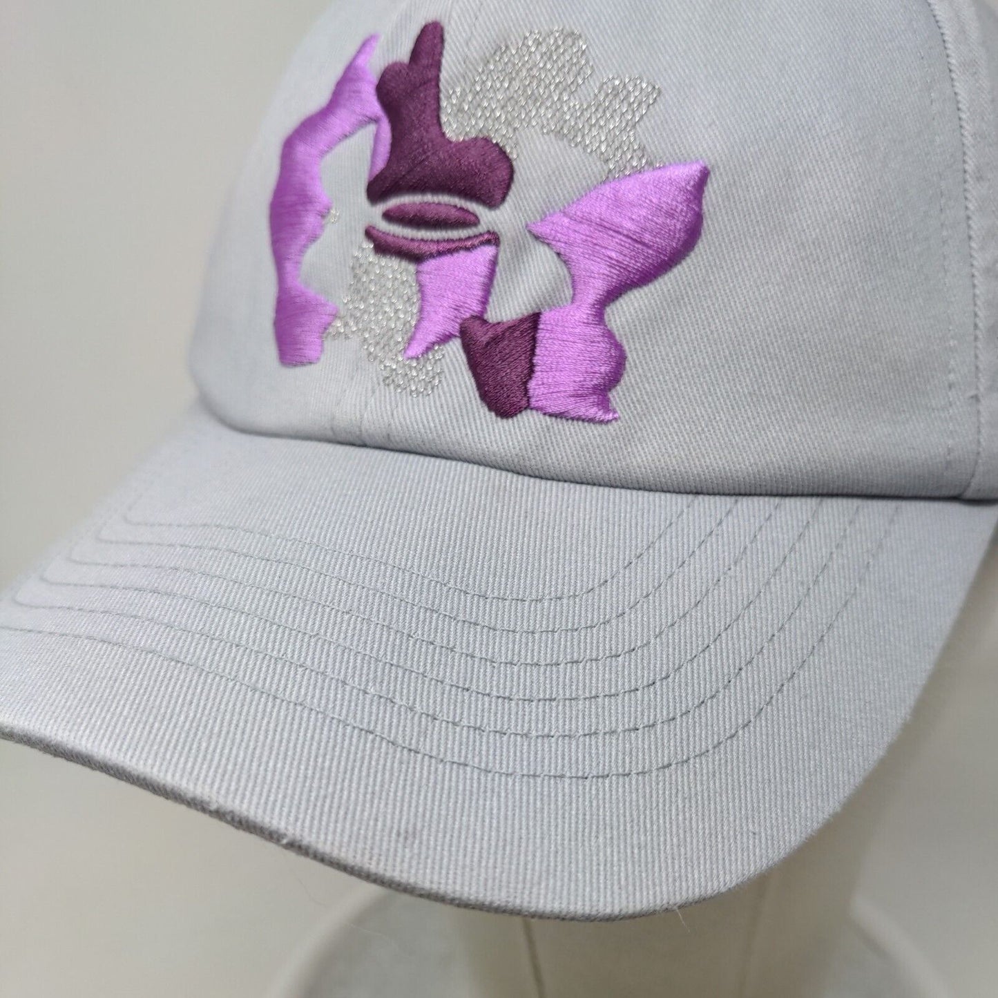 Under Armour Slideback Hat Gray OSFA Adjustable Embroidered UA Free Fit