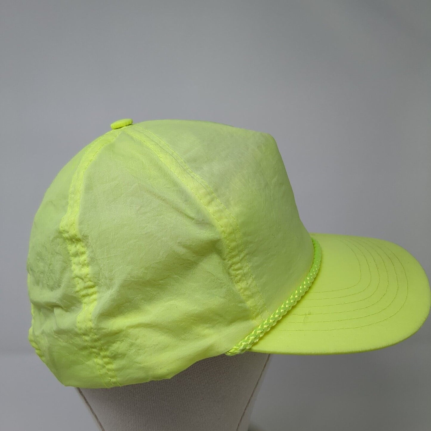 Gold Medal Snapback Rope Hat Green One Size Adjustable Solid Blank