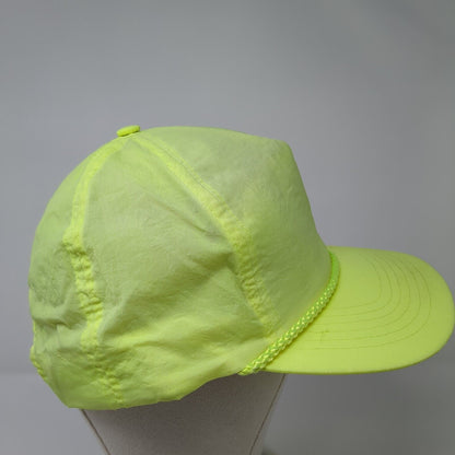 Gold Medal Snapback Rope Hat Green One Size Adjustable Solid Blank