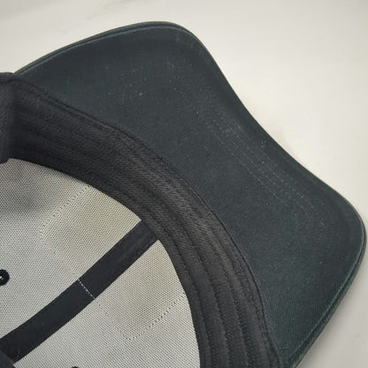 KÜHL Trucker Hat Black One Size Mountain Patch Mesh Back Snapback Outdoor Cap