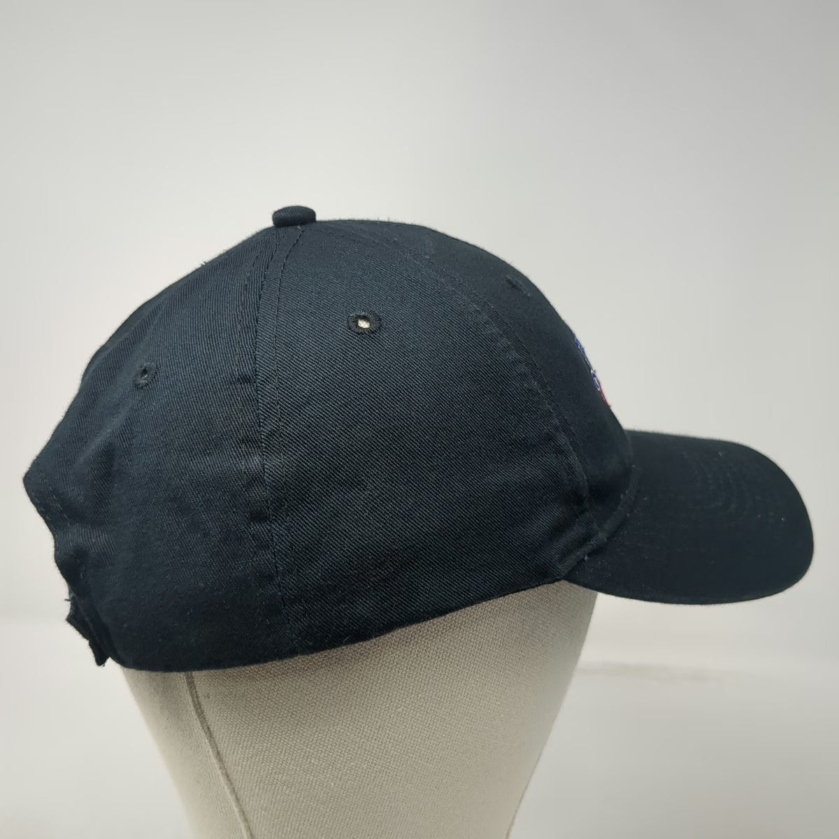 Port & Company Black One Size Baseball Cap Hat Arctic Circle Logo Strapback Blue