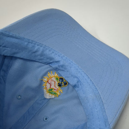 Baseball Cap Blue One Size Solely Fruit Sun Blueberries Embroidered Cotton Hat