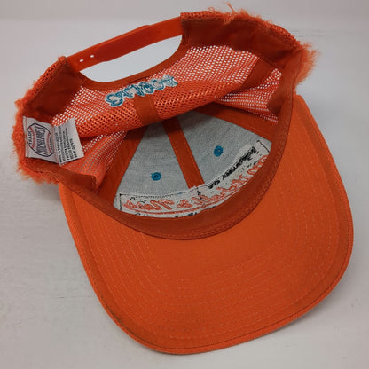 Mitchell & Ness Trucker Hat Orange Blue OSFM Philadelphia Patch Mesh Snapback