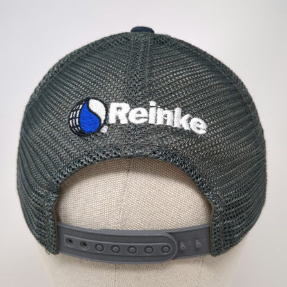 District Trucker Hat Gray Blue Green One Size Farmore Idaho Reinke Mesh Snapback