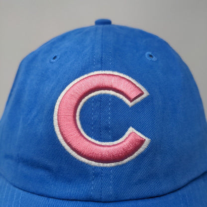 '47 Brand Women's Slideback Hat Blue Adjustable Embroidered Chicago Cubs Logo