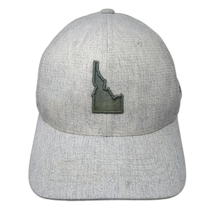 Adidas Snapback Gray Hat One Size Boise Idaho State Map Polyester Golf Cap
