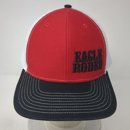 Eagle Rodeo Snapback Trucker Hat Multicolor OS Adjustable Mesh Back Richardson