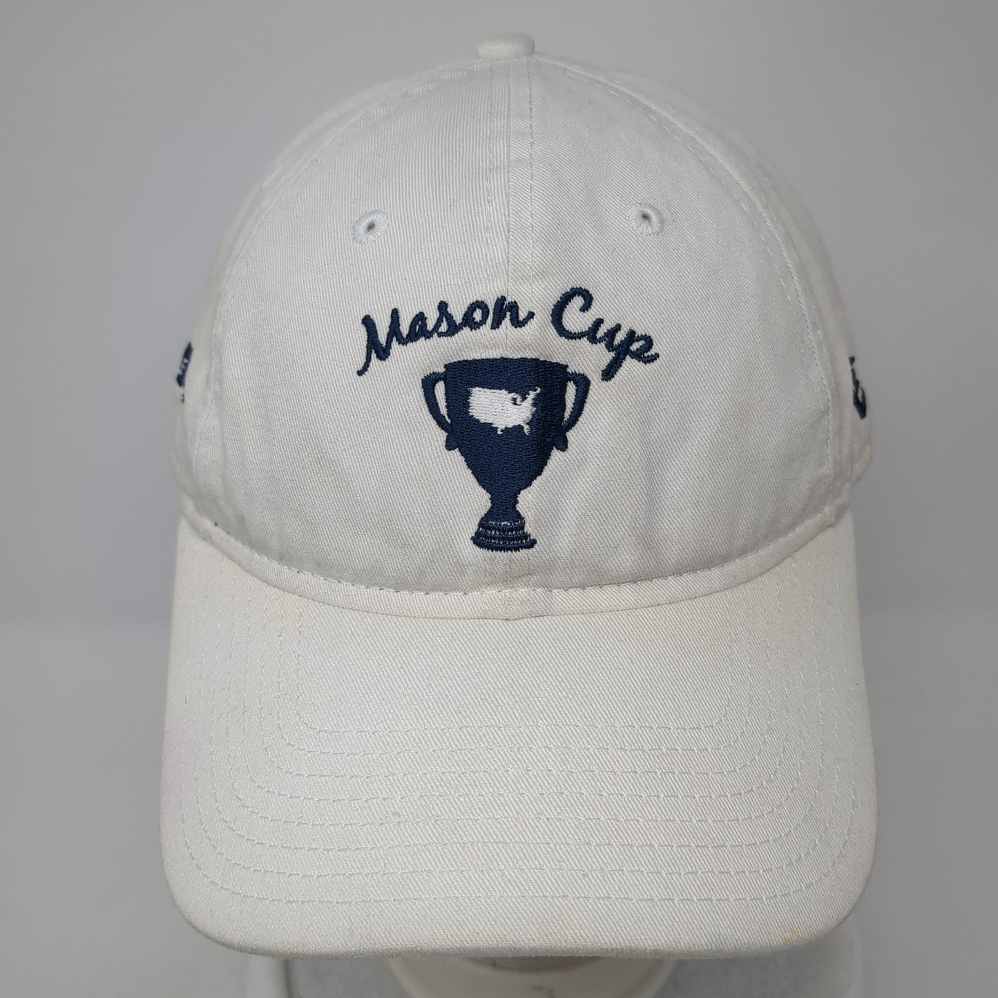 Mason Cup Slideback Hat White One Size Adjustable New Era 9Twenty