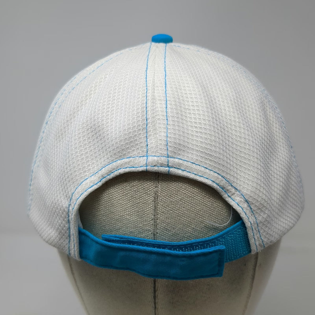 Crayola 5 Panel Hat Blue White Gray One Size Mesh Back Paint Splatter Brim