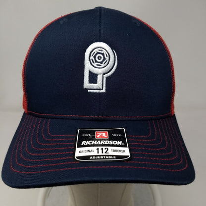 Richardson Snapback Trucker Hat Multi OSFA Embroidered Logo Mesh Back