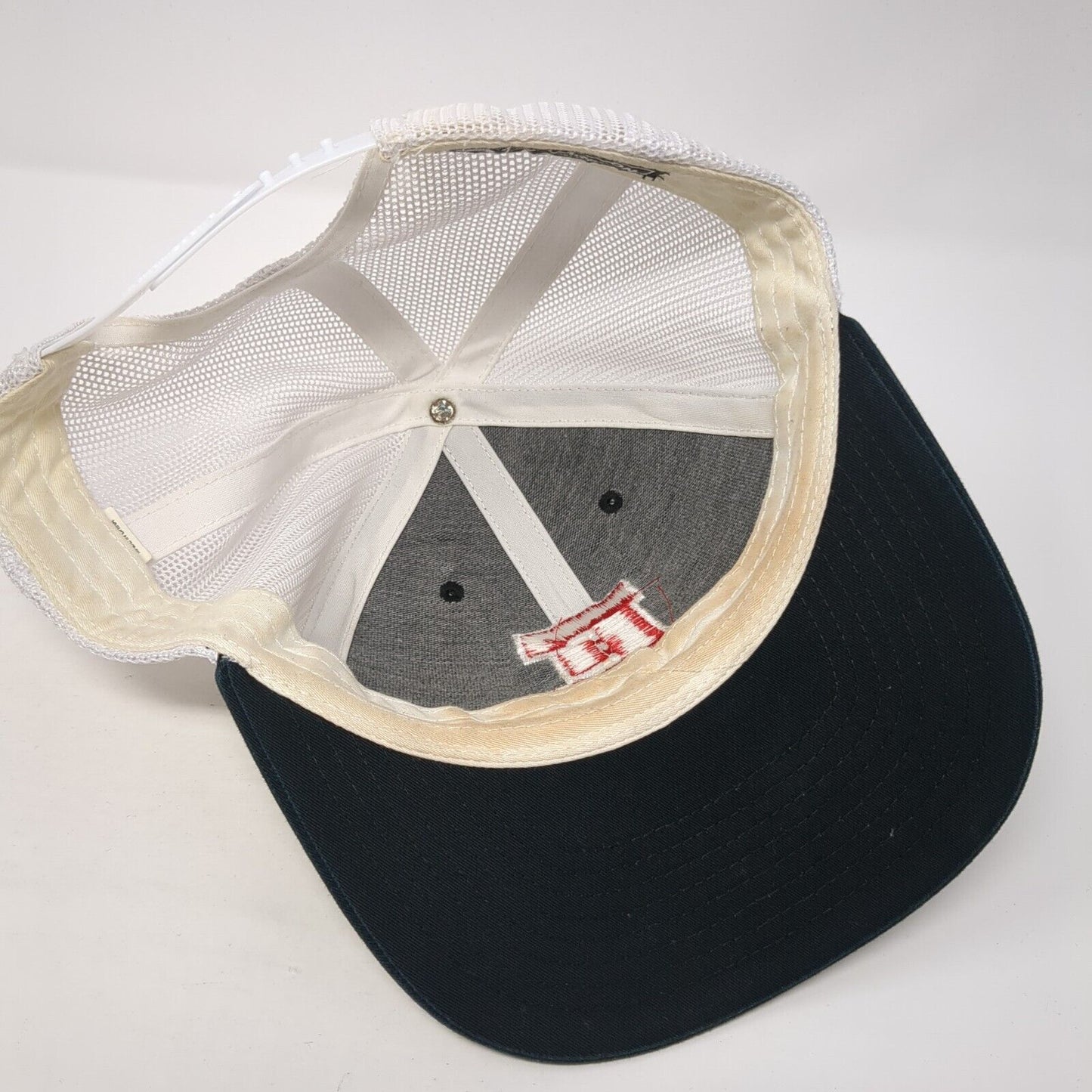 E Snapback Trucker Hat Black OS Adjustable Embroidered Mesh Back Richardson