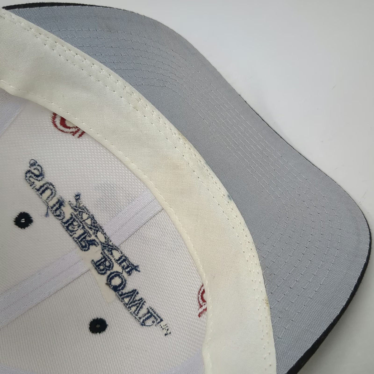 Denver Broncos NFL Logo 7 Snapback Hat White Super Bowl XXXII Vintage W/Tags