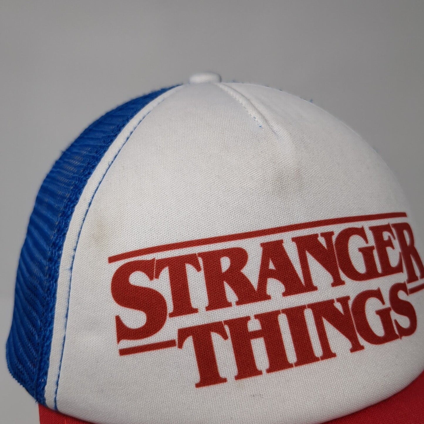 Stranger Things Snapback Trucker Hat Multicolor OS Adjustable Mesh Back Netflix