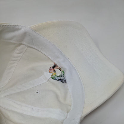 Rainbow Disney Pride Slideback Hat White One Size Adjustable Embroidered 6 Panel