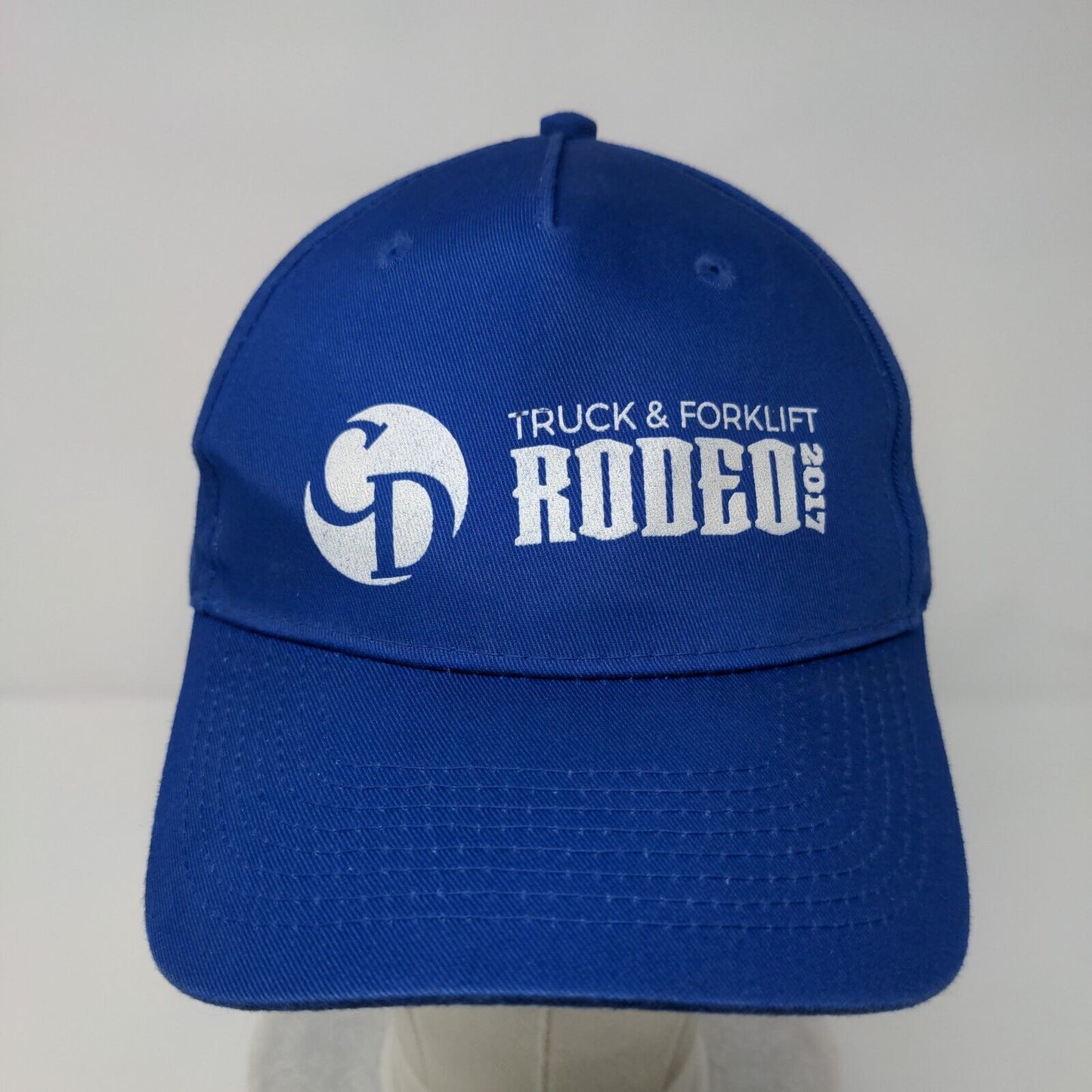 Truck & Forklift Rodeo 2017 Strapback Hat Blue OS Adjustable Port & Company