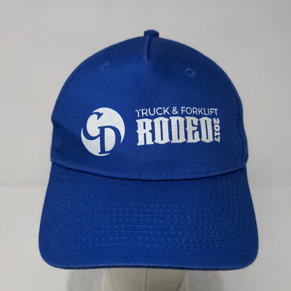 Truck & Forklift Rodeo 2017 Strapback Hat Blue OS Adjustable Port & Company