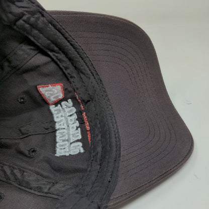 Tractor Supply Co Men's Slideback Hat Gray Adjustable Embroidered Logo Cotton