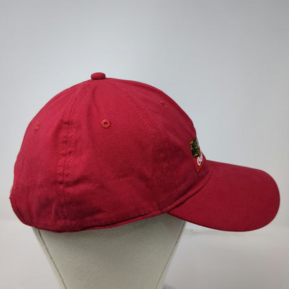 Port & Company Baseball Cap Red OSFM Warner Construction Hat Excavator Graphic