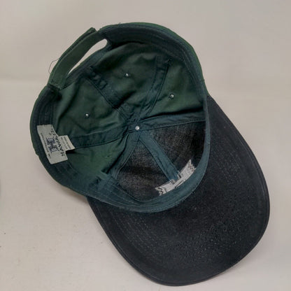 KOP Distributors Hawaii Men's Strapback Hat Green Plaid Embroidered Logo