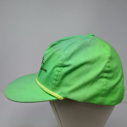 Nissin Cap 5 Panel Green One Size Idaho Army National Guard Hat Rope Snapback