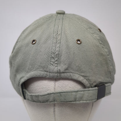 WEK Slideback Hat Green One Size Adjustable Vent Holes Solid Blank