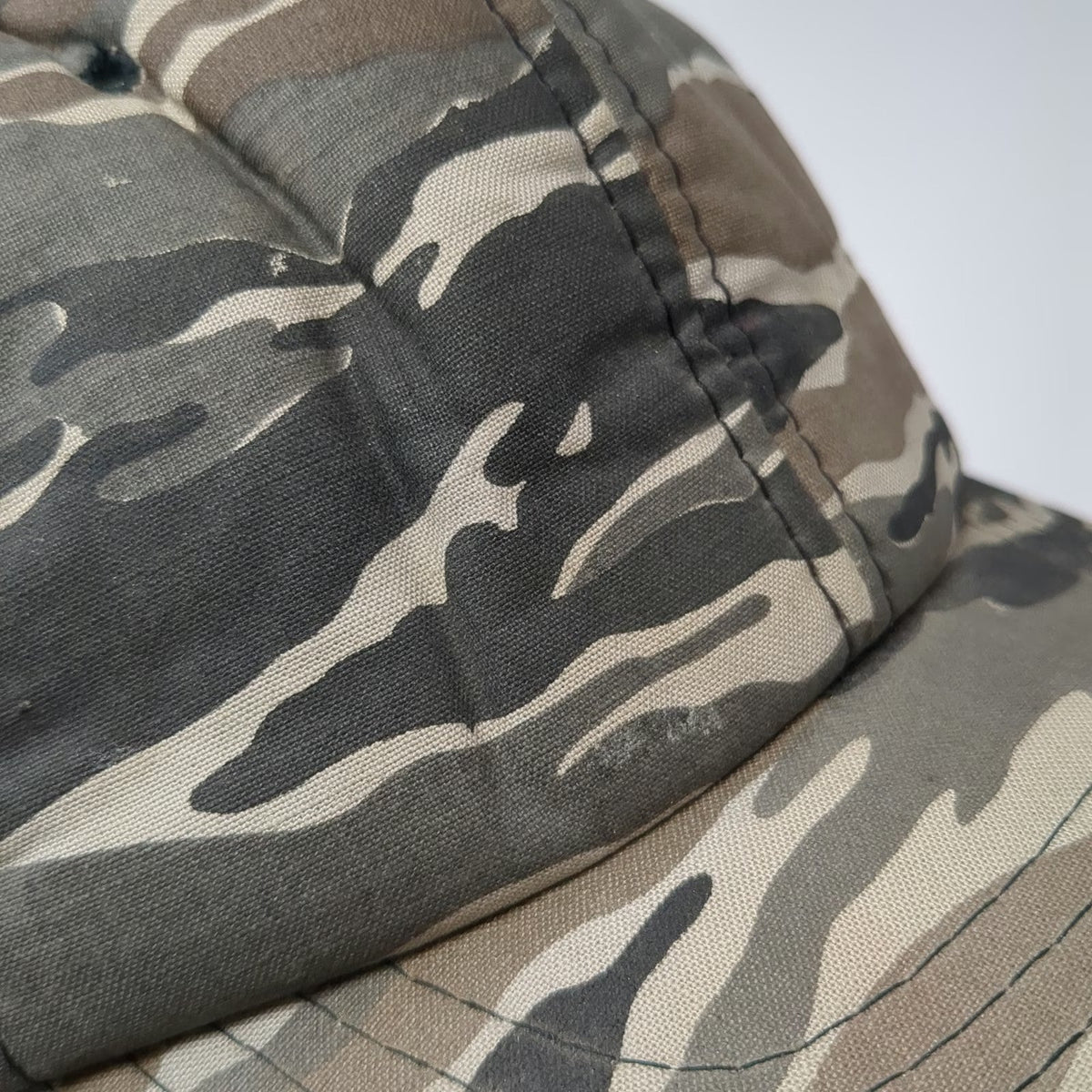 AJ Headwear Snapback Green Tiger Stripe Camo Hat One Size Structured 6 Panel