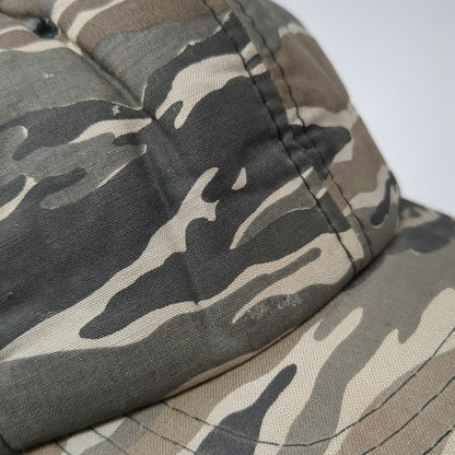 AJ Headwear Snapback Green Tiger Stripe Camo Hat One Size Structured 6 Panel