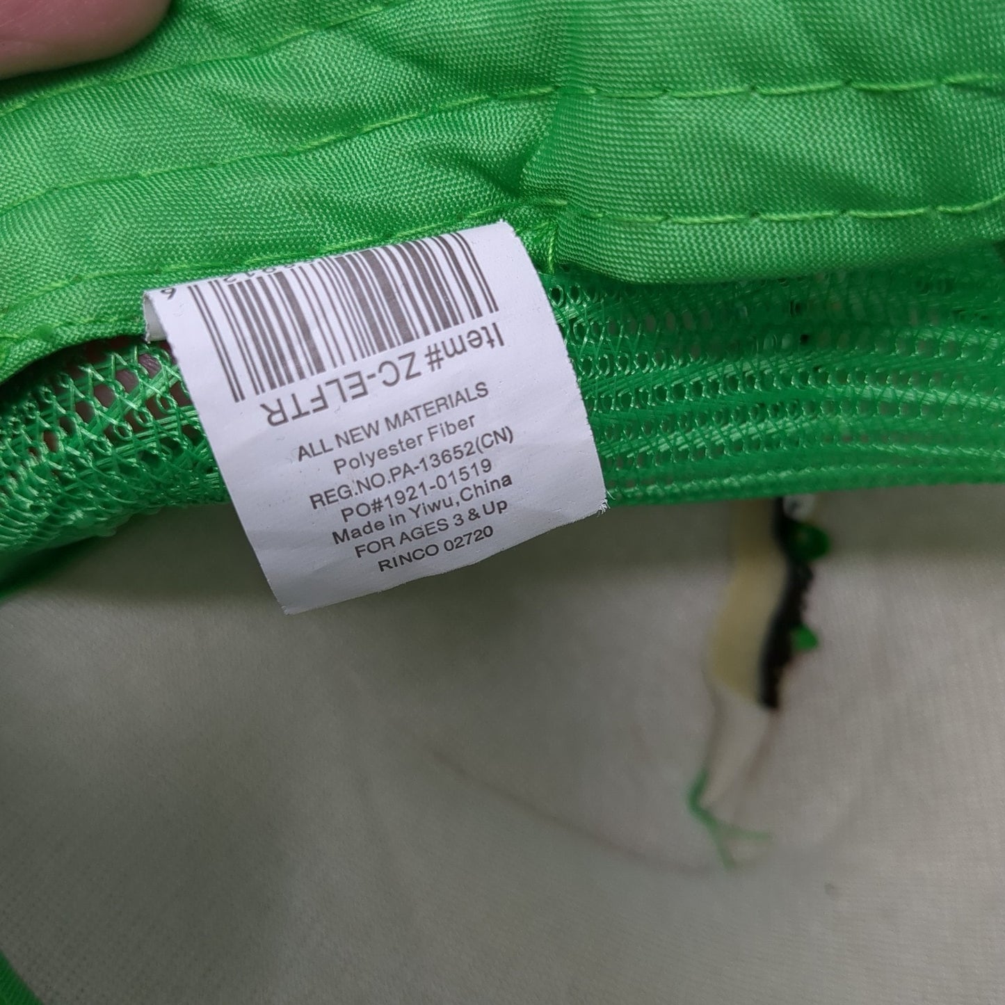 Christmas Elf Snapback Trucker Hat Multicolor One Size Mesh Back Adjustable