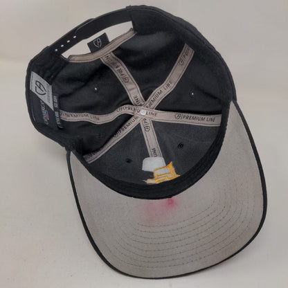 Cap America Men's Snapback Hat Black OSFM Embroidered BG Big Logo