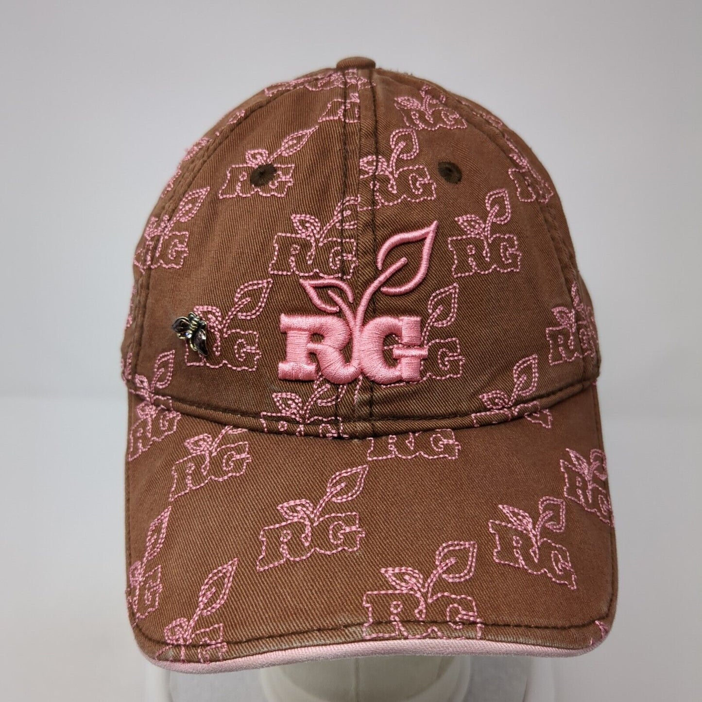 RG Realtree Girl Slideback Hat Brown One Size Adjustable Embroidered 6 Panel
