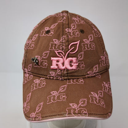 RG Realtree Girl Slideback Hat Brown One Size Adjustable Embroidered 6 Panel