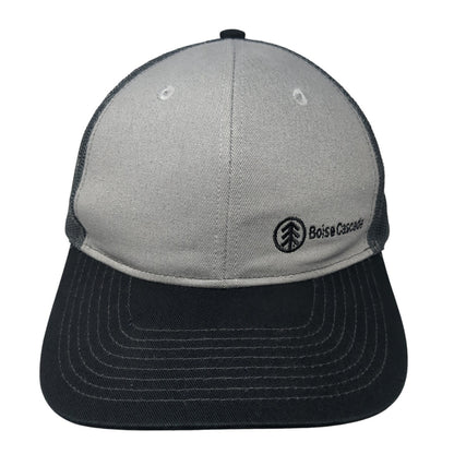 Boise Cascade Snapback Mesh Back Trucker Hat Gray One Size Port Authority