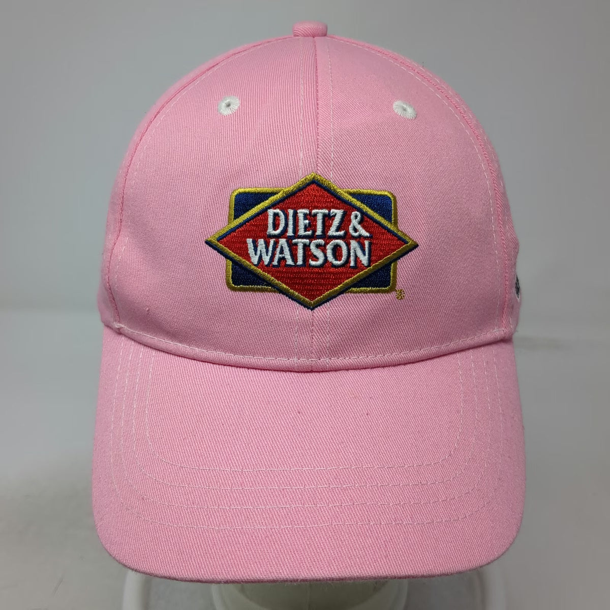 Dietz & Watson Baseball Cap Pink One Size Strapback Susan G Komen Hat Logo Meats