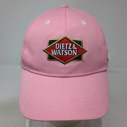 Dietz & Watson Baseball Cap Pink One Size Strapback Susan G Komen Hat Logo Meats