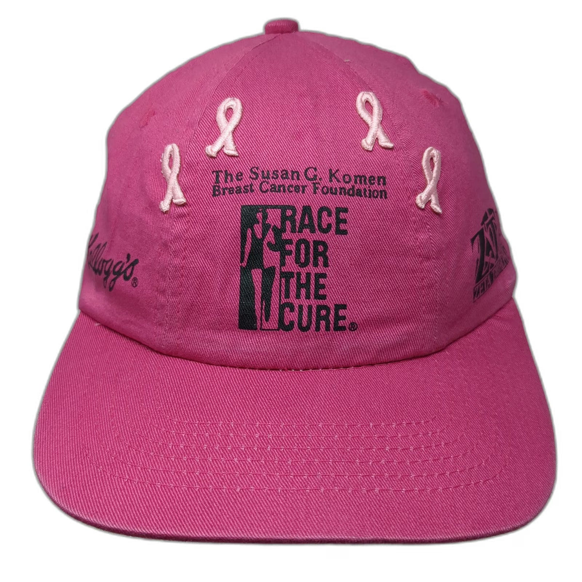Baseball Cap Pink OSFM Race For The Cure Survivor Kellogg's ZTA Awareness hat