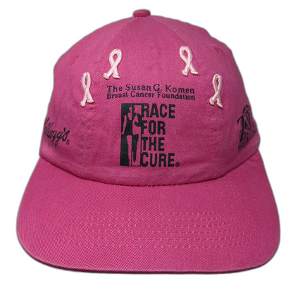 Baseball Cap Pink OSFM Race For The Cure Survivor Kellogg's ZTA Awareness hat