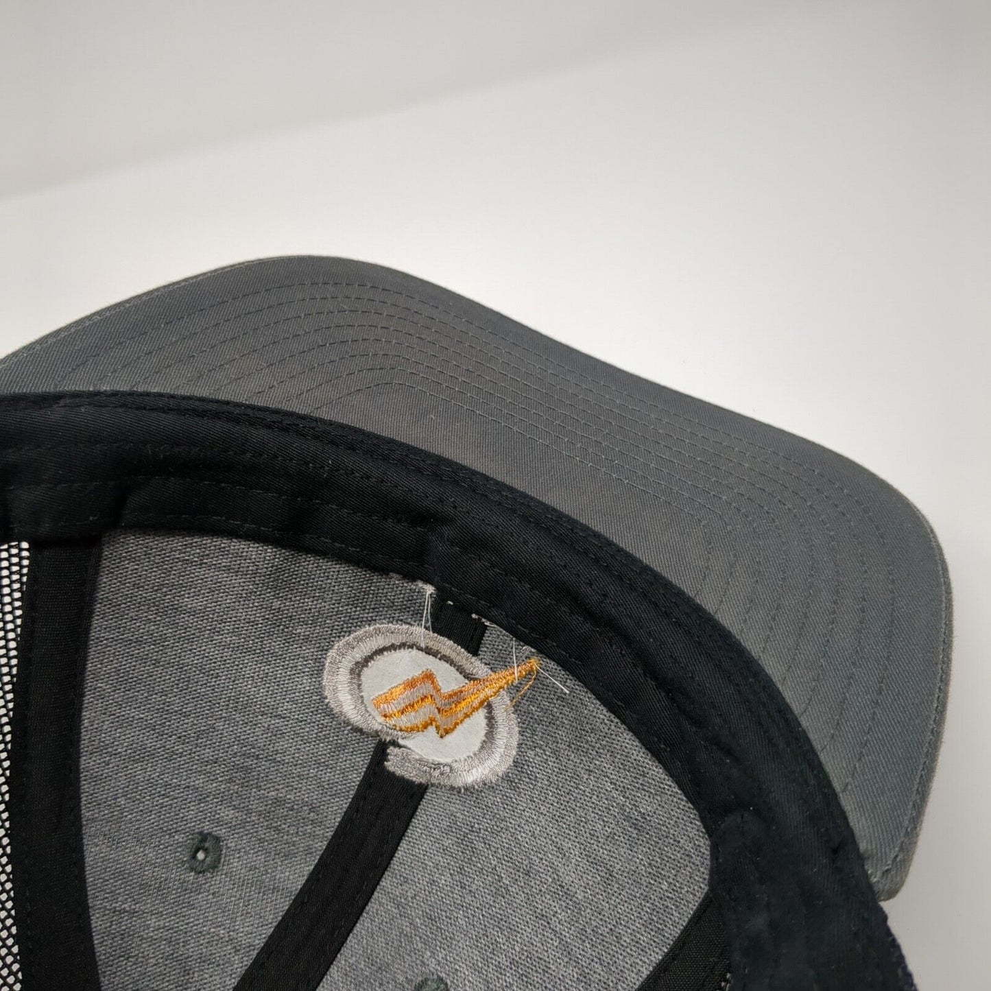 Quanta Snapback Trucker Hat Gray One Size Mesh Back Richardson 6 Panel