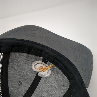 Quanta Snapback Trucker Hat Gray One Size Mesh Back Richardson 6 Panel