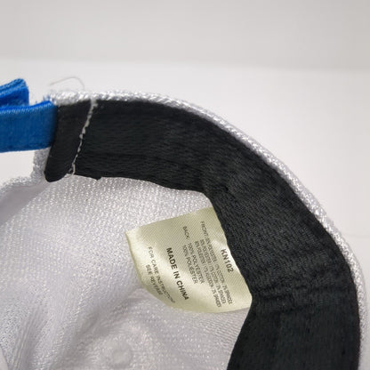 The Palm & Shell Captiva Strapback Trucker Hat Blue One Size Mesh Back